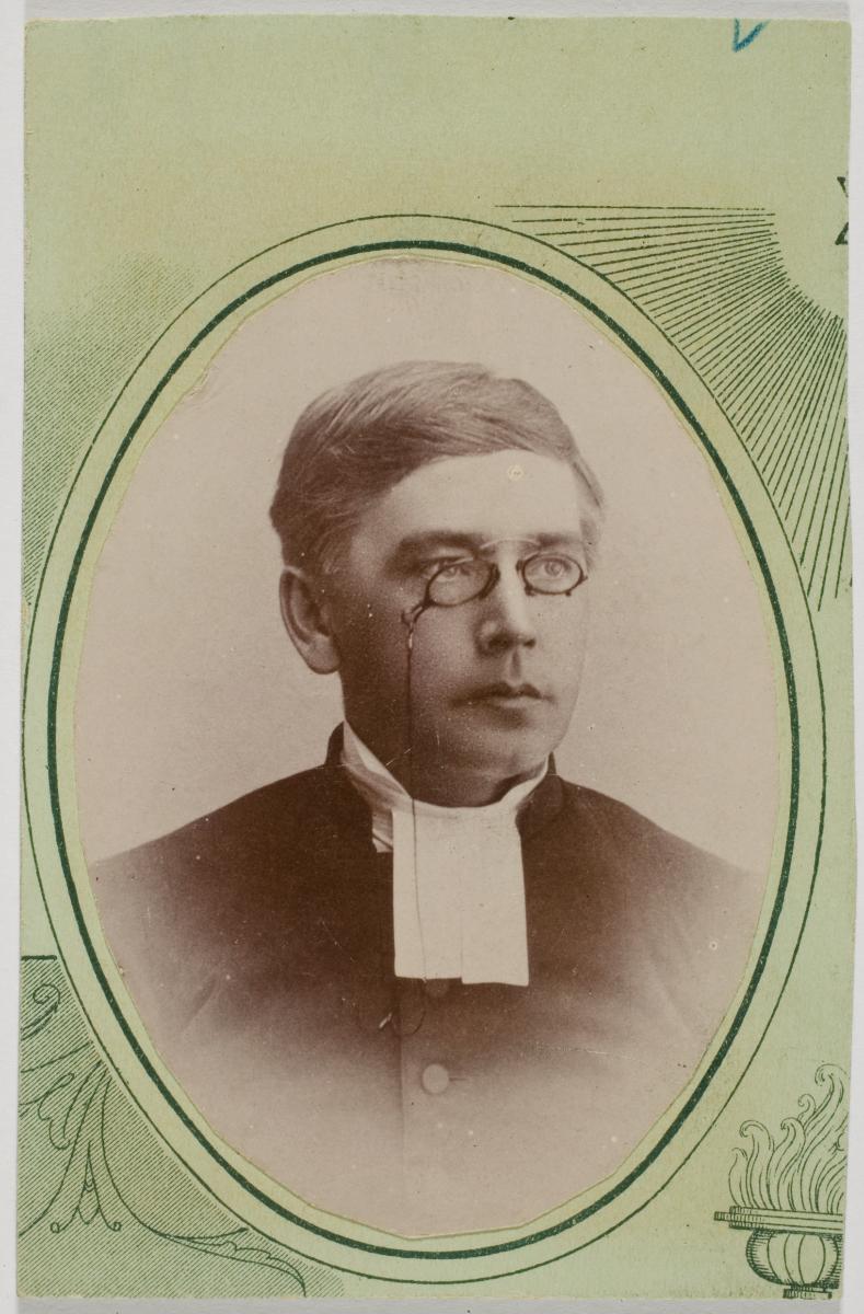 Nuori Bengt Adolf Broms (1854–1923). Museovirasto, historian kuvakokoelma.
