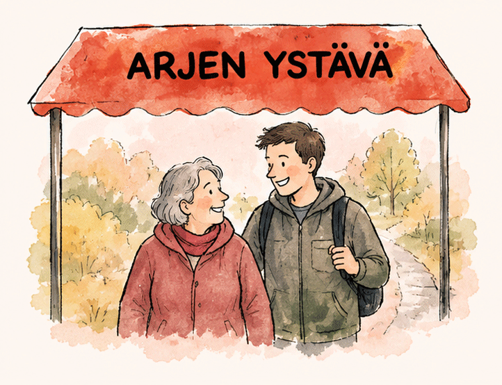 Arjen ystävä lenkkikaverina
