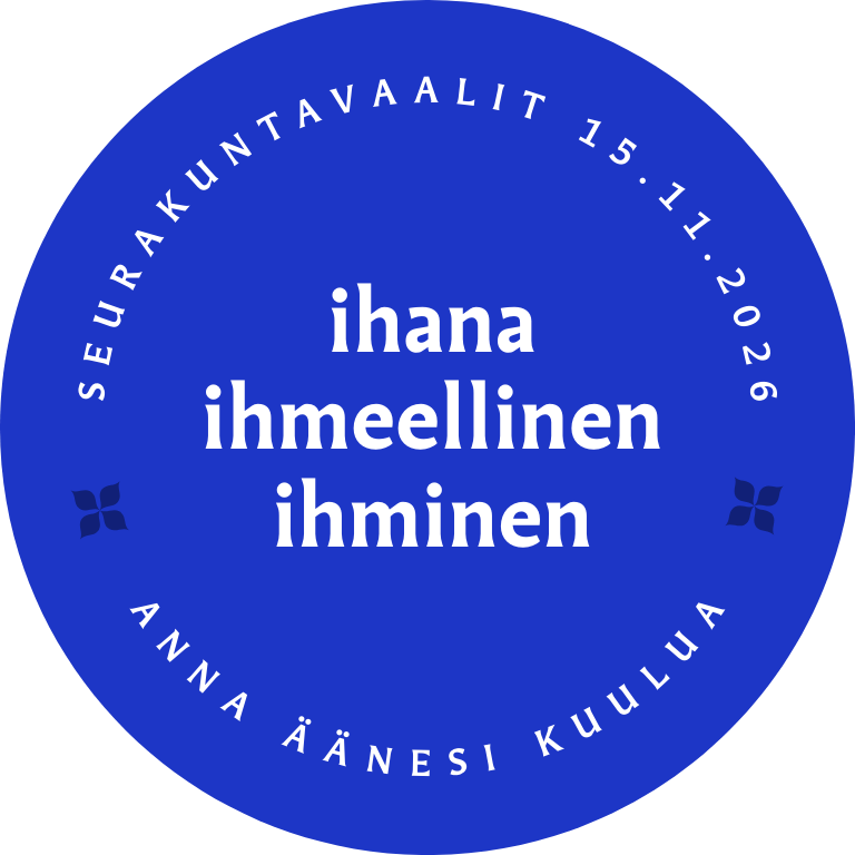 Tarra, jossa lukee ihana ihmeellinen ihminen
